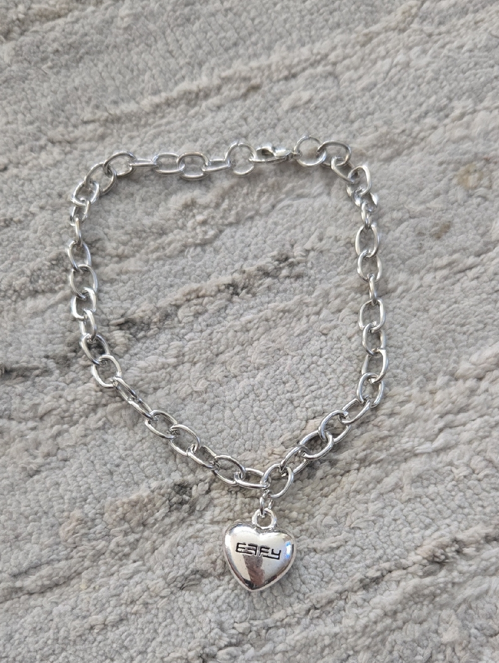 Effy Heart Charm Chain Bracelet